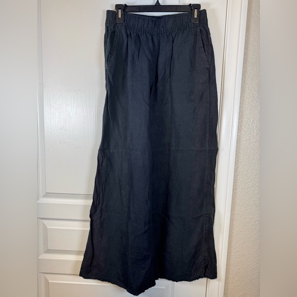 Sigrid Olsen 100% Linen Wide Leg Pants Size Small EUC #5931 - Picture 1 of 5